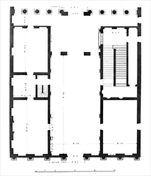 図4-8-6:Plan Palais Thiene Bonin Longare