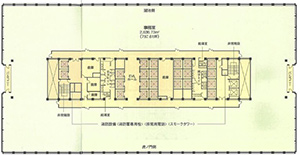 図3-4-6:霞ヶ関ビル平面図
